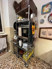 Scaffale Professionale Metro in Acciaio Cromato