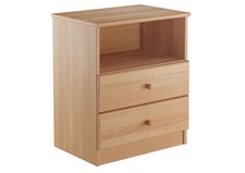 Solido alto comodino faggio - comodino,