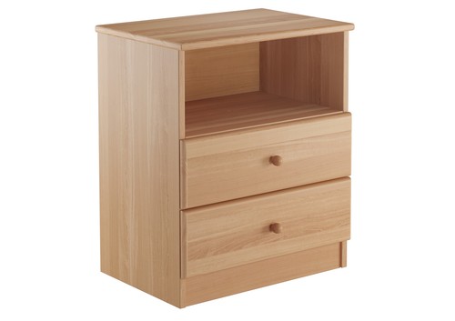Solido alto comodino - , faggio