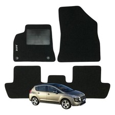 Set Tappeti in Moquette Adatti per PEUGEOT 3008 dal 2009 - (con 2 Attacchi)