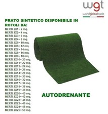 Erbetta prato sintetico - sintetico, in
