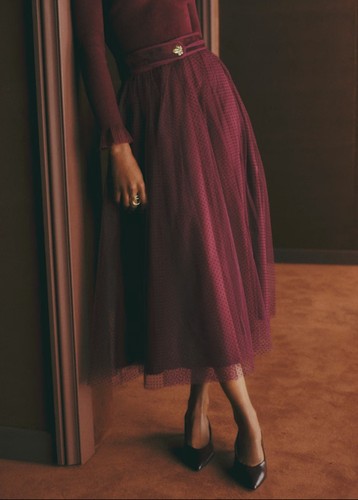 Gonna lunga tulle sezane - in,