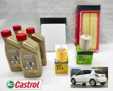KIT TAGLIANDO TOYOTA YARIS P13 2011> 1.4 D-4D DIESEL 66KW 90CV 4L CASTROL FILTRI