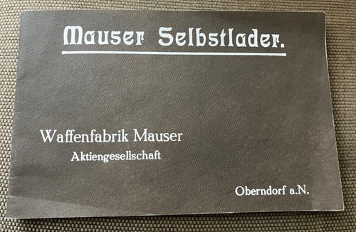 Mauser selbstlader automatic - selbstlader,