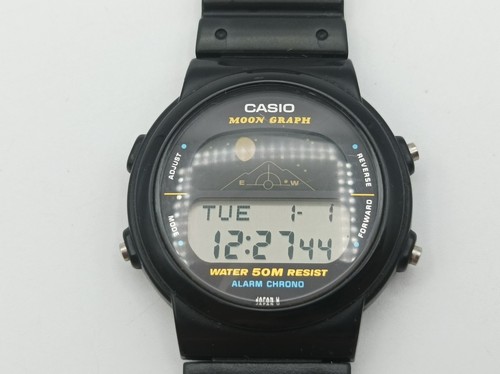 Casio gmw moon - moon, graph