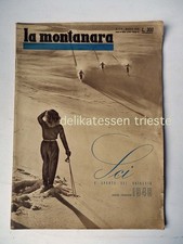 LA MONTANARA 1948 rivista SCI