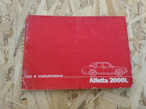 Uso manutenzione alfa - uso, e