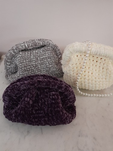 Borse clutch fatte mano - borse, a