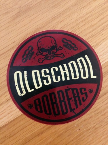 Adesivo oldschool bobbers - adesivo,