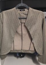 Giacca Blazer Donna TALCO Marrone beige Casual TOP QUALITY Made in Italy tg S