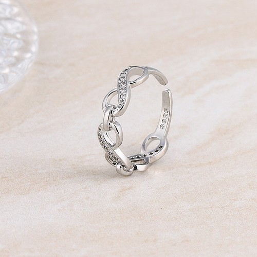 Anello infinito argento