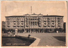 60345 - TRIESTE - ALBERGO EXCELSIOR - USO  RADIO AMARORI 1950