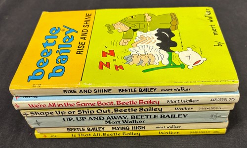 Lot beetle bailey vtg - 6,