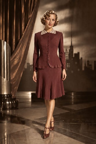 Abito donna vintage anni 30 - abito,