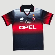 AC Milan 1995 1996 Lotto Training Vintage Football Shirt Size S Serie A Baggio