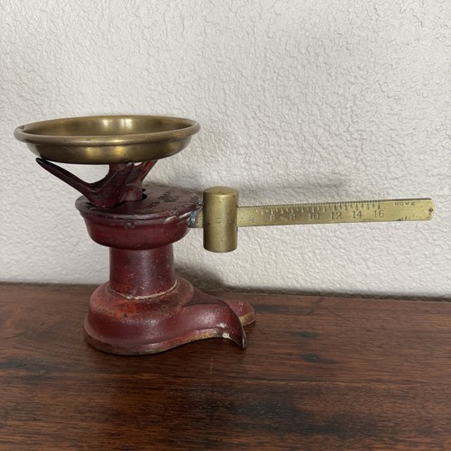 Antica scala metallo rosso - metallo,