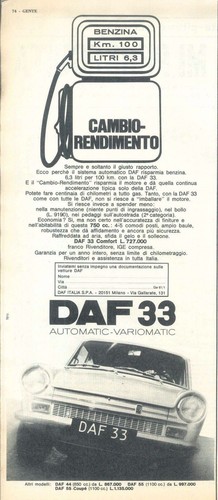 Daf auto adversiting - 33,