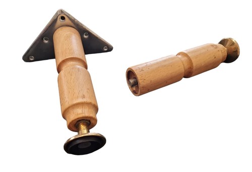 Piede legno frassino - legno, per