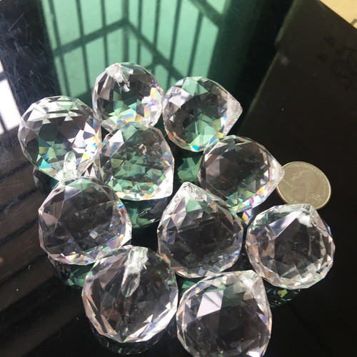 30mm 10pc clear chandelier - 30mm,