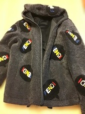 FENDI Mouton Blouson Charcoal