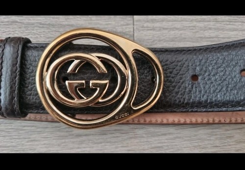 Cintura gucci autentica pelle - cintura,