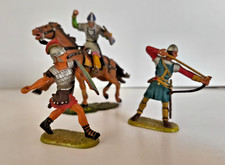 Elastolin soldatini Normanno Romano cavallo  cm 7 da restauro Germany