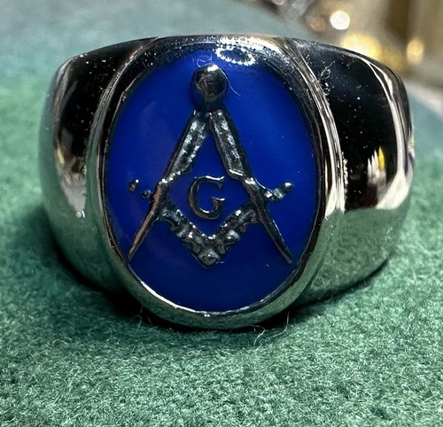 Anello massonico uomo - , in