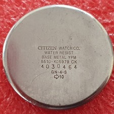 fondello orologio Citizen 5510-K05979 CK GN-4-S 10 Ø 31,1 X 28,5 stainless steel