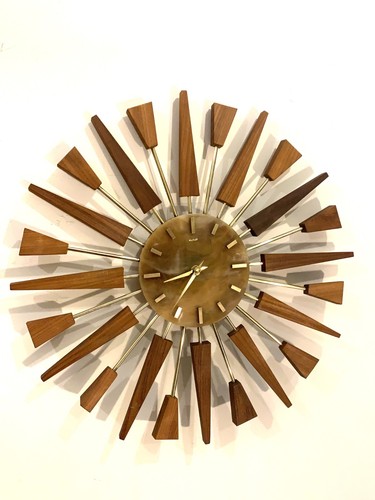 1960s manley starburst clock - 1960s,