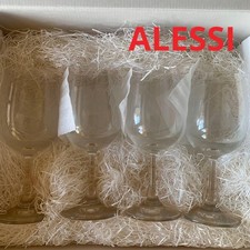 Set 4 bicchieri da vino Alessi