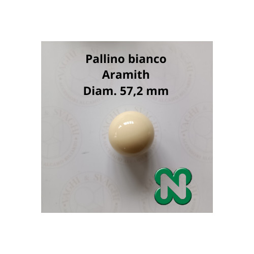 Bilia bianca aramith - aramith, 57,2