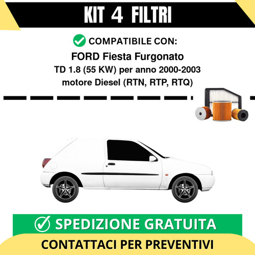 Kit filtri tagliando - kit,