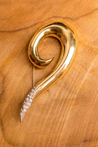 Vintage spilla oro - spilla,