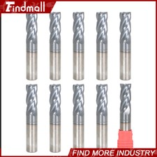 10PCS 1/2" 4 Flauti 1-1/4" LOC