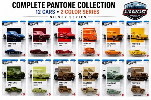 Hot wheels serie pantone - pantone,