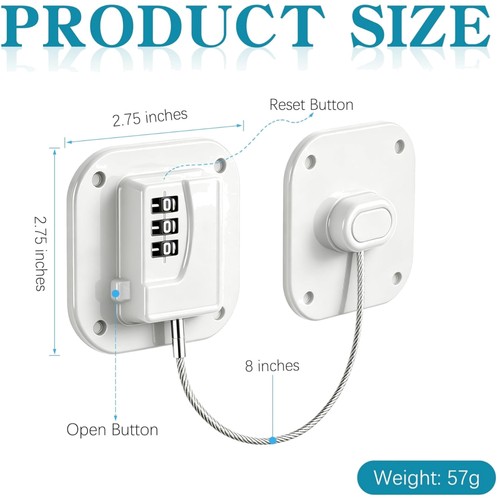 Serratura frigo portatile - frigo,