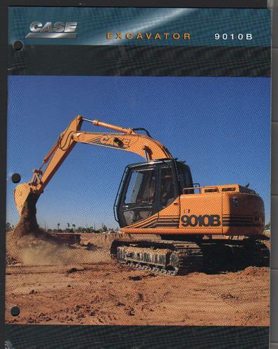 Scheda brochure escavatore
