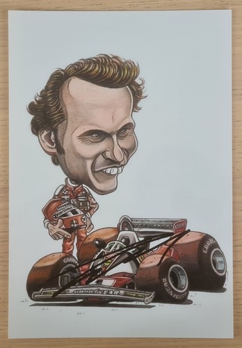 Niki lauda cartone - lauda,