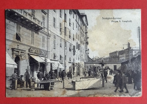 Cartolina genova sampierdarena - cartolina,