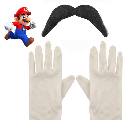 Set guanti baffi supermario - set, e