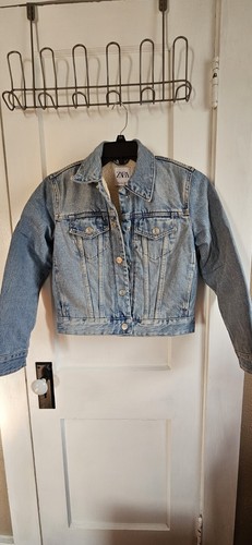 Giacca donna zara - denim, sherpa