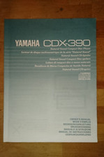 Yamaha CDX-390 Manuale di istruzioni Operating Instuctions Manual