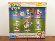 Set 6 personaggi Tickety Toc Tommy Tallulah Hopparoo Tooteroo McCoggins Tock **NUOVO**