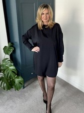 Abito Camicia Zara Blu Navy