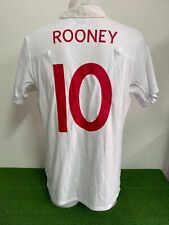MAGLIA ENGLAND ROONEY NO MATCH WORN INDOSSATA SHIRT JERSEY CAMISETA VINTAGE
