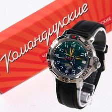 Orologio militare meccanico VOSTOK KOMANDIRSKIE 2414 / 811976 RUSSO
