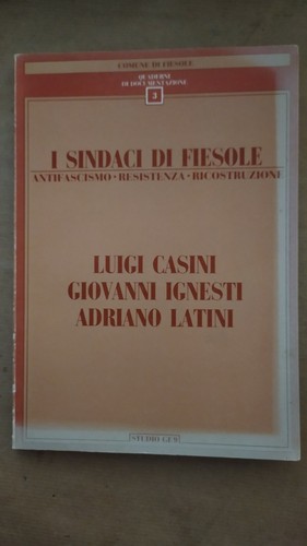 Sindaci fiesole cura di - a,