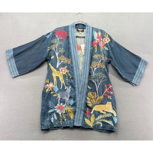Giacca kimono denim johnny was - giacca,