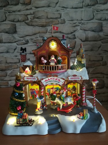 Santa workshop lemax village - santa's,