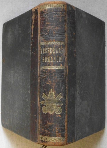 Vesperale romanum consinatum - vesperale,
